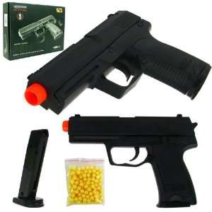  Cyma High Grade 1 to 1 Scale Airsoft Pistol, Black Sports 