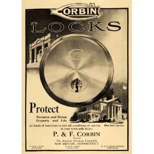  1913 Ad P & F Corbin Home Door Locks American Hardware 