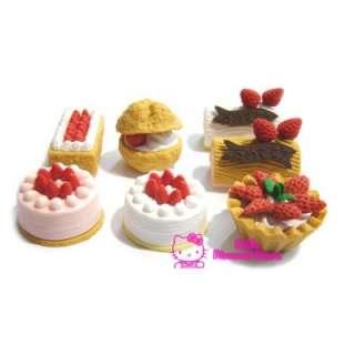 Iwako Japanese Food Eraser Set (7pcs)  Cake(Desert)  