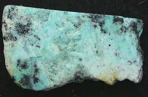 25.1 Gram Slice Slab Blue Sonoran Turquoise Gem Stone Gemstone Rough 