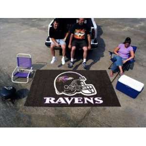FanMats Baltimore Ravens ULTI MAT 5x8 Area Rug Mat New  
