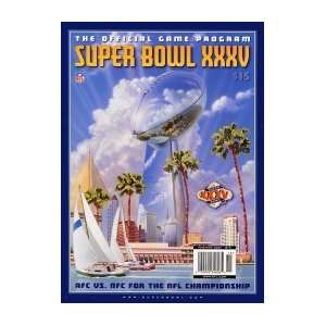 Baltimore Ravens / New York Giants Super Bowl XXXV 35 Official Program