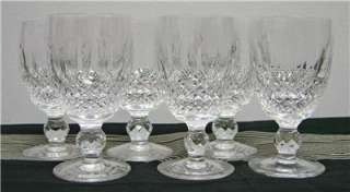 Waterford Crystal Colleen Short Claret Wine Glasses Set of 6  