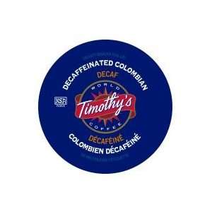  Timothys World Coffee Decaf Colombian 48 K Cups 