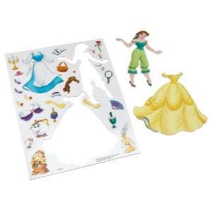  Disney Princess BELLE Dress Up Magnets Toys & Games