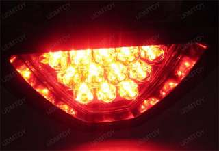   12 Light LED F1 Style Diffuser Brake Tail Light Lamp (Red Lens
