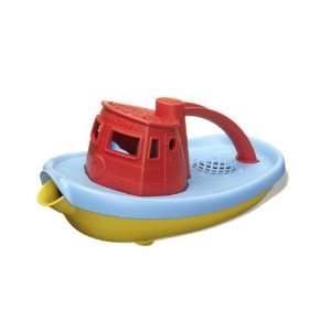  Green Toys Eco Friendly Tug Boat   Red Top Toys & Games