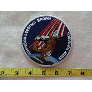  Space Shuttle Patch   Shaw Richards Brown Adamson and 