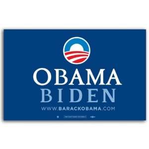  Official Barack Obama Joe Biden 2008 Campaign Rally Sign 
