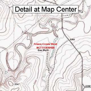   Map   Frisco Creek West, Texas (Folded/Waterproof)