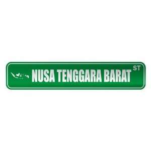   NUSA TENGGARA BARAT ST  STREET SIGN CITY INDONESIA 
