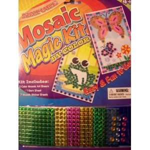  Mosaic Magic Kit by Color ~ Butterflies & Frog Toys 