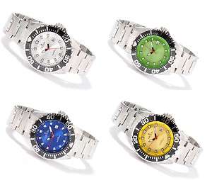   Steel Bracelet 44mm Dial 20 ATM Date Watch Choice of 4 Colors  