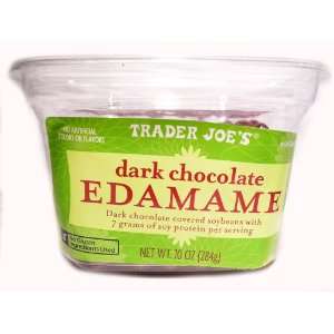 Trader Joes Dark Chocolate Edamame Dark Chocolate Covered Soybeans 