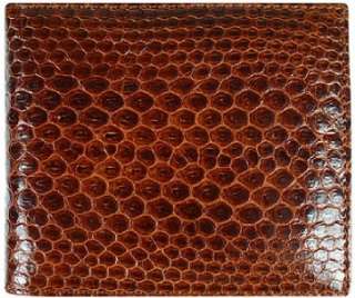 NEW LUXURY Mens Genuine Snake skin / leather tri fold wallet USSN14