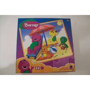   Barney, Baby Bop, BJ A Day At the Beach Puzzle (24 piece puzzle) Toys