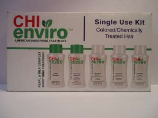 CHI ENVIRO SMOOTHING TREATMENT KIT FOR COLORED/CHEMICALLY TREATED HAIR 