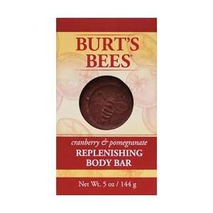 Burts Bees Body Bar, Replenishing, Cranberry & Pomegranate, 5 oz.