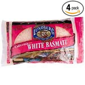 LUNDBERG Organic California Basmati Rice, White, 32 Ounce (Pack of 4 