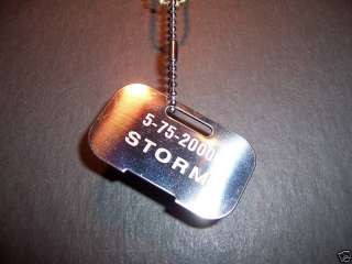 Authentic Storm Dogtag X Men Movie Prop Marvel Reproduction used Toy 