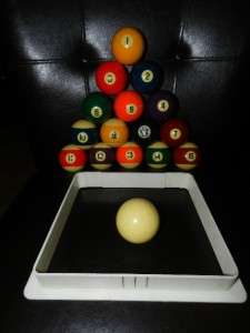 Vintage Billiard Pool Balls Novelty Brand No. 7 Jack Daniels Logo 