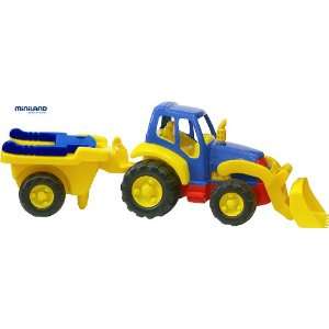  Miniland Super Tractor And Trailer/Box Toys & Games