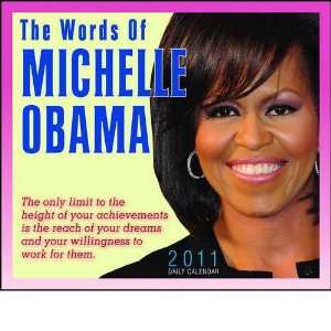  The Words of Michelle Obama 2011 Boxed Calendar Office 