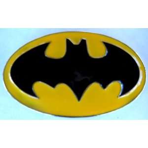 Officially Licensed Dc Comic Batman Oval Bat Black and Yellow Belt 