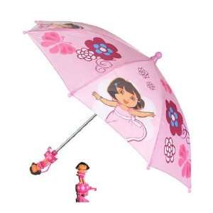  Dora the Explorer Kids Umbrella 3D Dora Handle Pink Dora 
