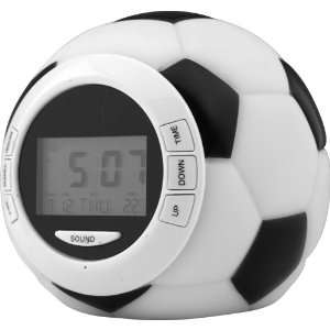  Deluxe Soccer Ball Clock with Sounds & Lights up in 