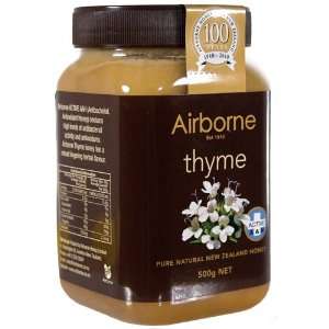 Airborne (New Zealand) AAH+ Thyme Honey 500g / 17.85oz  