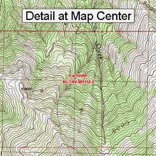  USGS Topographic Quadrangle Map   Lamoille, Nevada (Folded 