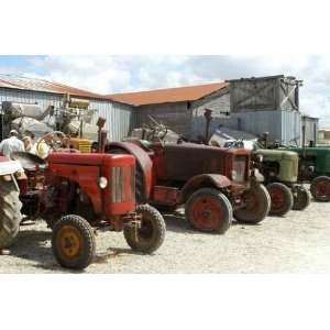  Les Vieux Tracteurs   Peel and Stick Wall Decal by 
