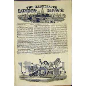  Patent Impulsoria Railtrack Horse Power Driven 1850