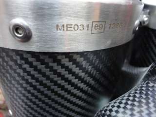 DUCATI MIVV CARBON EXHAUST SILENCERS e MARKED 748 998 DEMO SET  