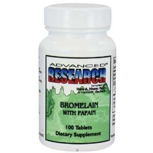  Advanced Research   Bromelain with Papain   100 Tablets 