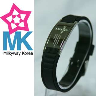 MK Cross Christian Wristband Ionic Power bracelets BG  