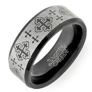 Tungsten Carbide Mens Ladies Unisex Ring Wedding Band 8MM (5/16 inch 