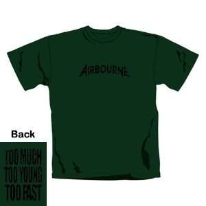 Loud Distribution   Airbourne T Shirt Too Much Too Young Too Fast (L 