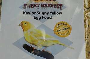   Harvest  Sunny Yellow Egg Food  SuperZoo Award Winner 1lb.  