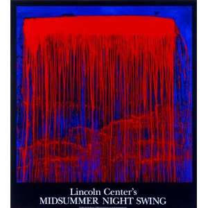   Lincoln Centers Midsummer Nights Swing 41 x 36 ¾ Serigraph poster