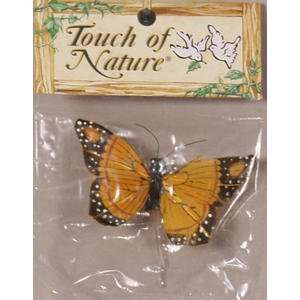  Touch of Nature 23003 Feather Butterfly Embellishment, 3 1 