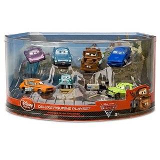  Disney Cars Turbo Pullback Racer Set with Tow Mater    3 