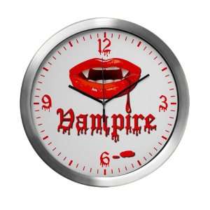  Modern Wall Clock Vampire Fangs Dracula 