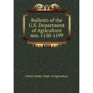   . nos. 1150 1199 United States. Dept. of Agriculture Books
