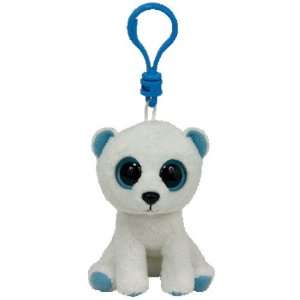  Ty Beanie Boos   Tundra Clip the Polar Bear Toys & Games