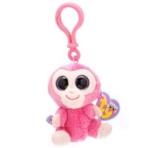  Ty Beanie Boos   Razberry Clip the Monkey Toys & Games