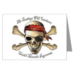  Greeting Card Pirate Beatings Will Continue Until Morale 