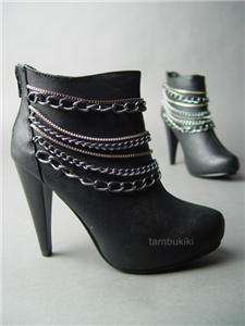 Show your rebellious side in these black ankle boots. Toughened up 