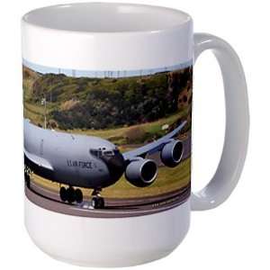  KC 135R Stratotanker 100th ARW 63 8045 Pano Mug Military 